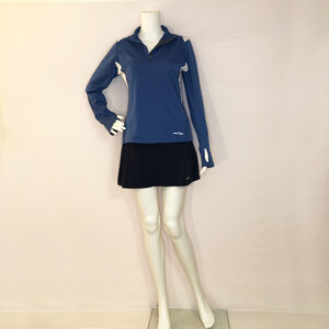 Saucony Blue Quarter Zip Athletic Pullover Small